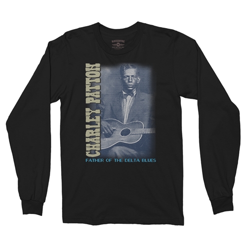 Charley Patton Blues Long Sleeve T-Shirt - longsleeveblack