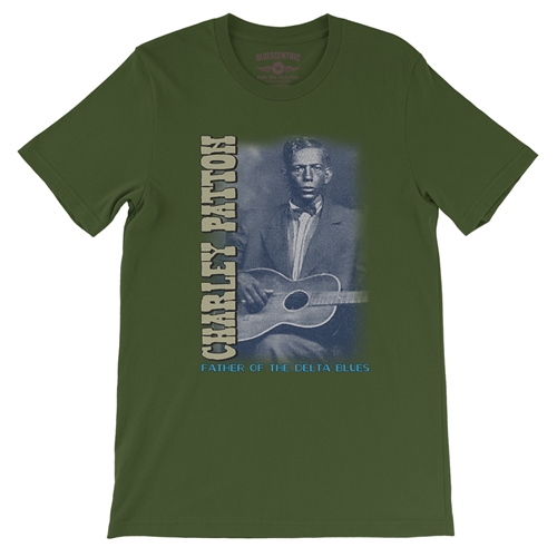 Charley Patton Blues T-Shirt - Lightweight Vintage Style - vintageolive