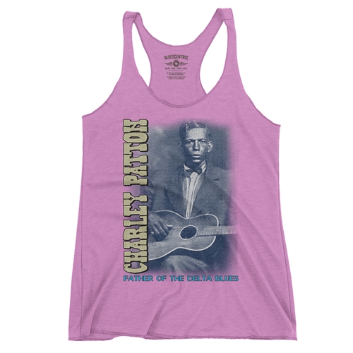 Charley Patton Blues Racerback Tank - Women