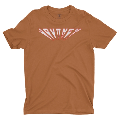 Journey Logo T-Shirt - Lightweight Vintage Style - vintageburntorange