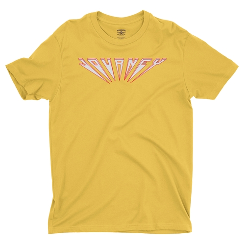 Journey Logo T-Shirt - Lightweight Vintage Style - vintagemaizeyellow