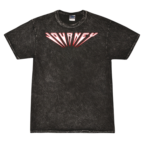 Journey Logo T-Shirt - Black Mineral Wash