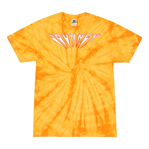 Journey Logo Tie-Dye T-Shirt - Yellow