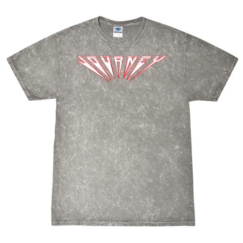 Journey Logo T-Shirt - Grey Mineral Wash