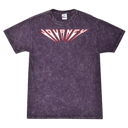Journey Logo T-Shirt - Purple Mineral Wash