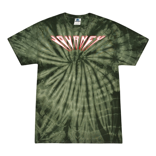 Journey Logo Tie-Dye T-Shirt - Green