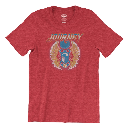 Patriotic Journey Vintage T-Shirt - Lightweight Vintage Style - vintageheatherred