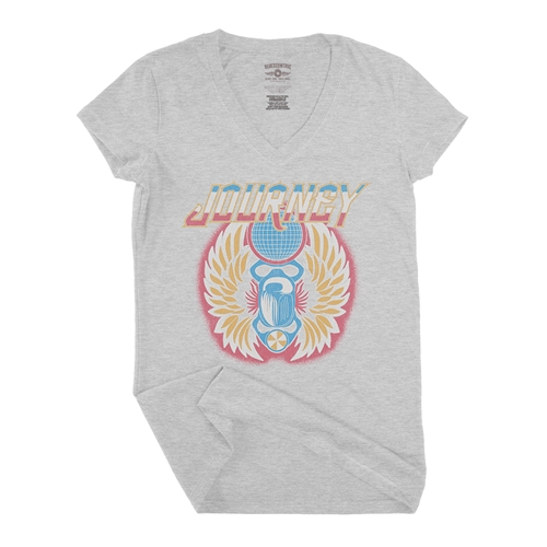 Patriotic Journey Vintage V-Neck T Shirt - Women
