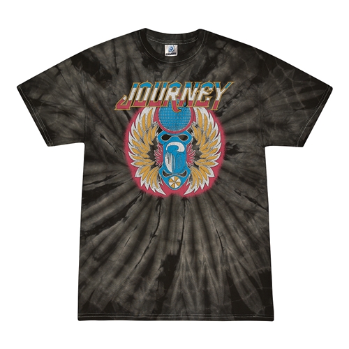 Patriotic Journey Vintage Tie-Dye T-Shirt - Black