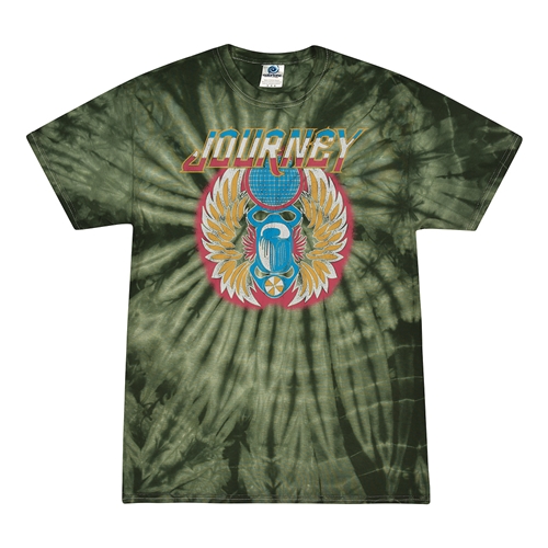 Patriotic Journey Vintage Tie-Dye T-Shirt - Green