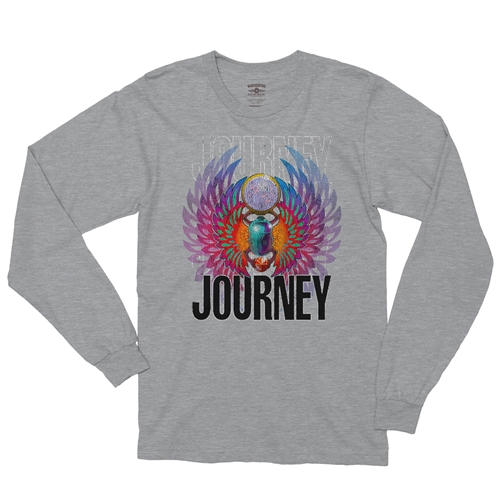 Journey Graphic Long Sleeve T-Shirt - longsleeveathleticheather