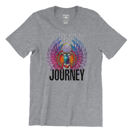 Journey Graphic T-Shirt - Lightweight Vintage Style - vintageathleticheather