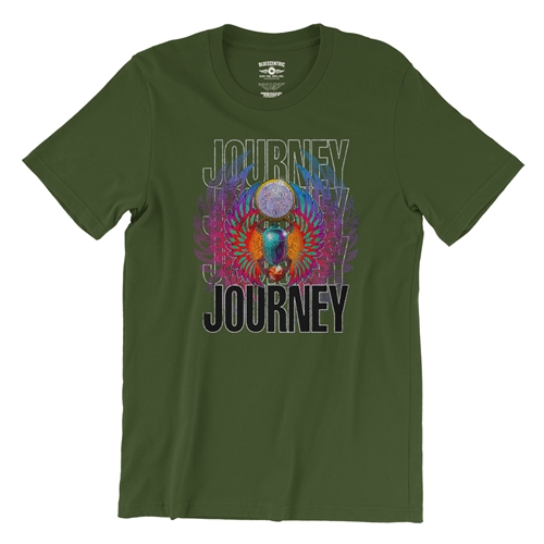 Journey Graphic T-Shirt - Lightweight Vintage Style - vintageolive