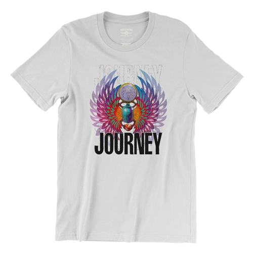 Journey Graphic T-Shirt - Lightweight Vintage Style - vintagewhite