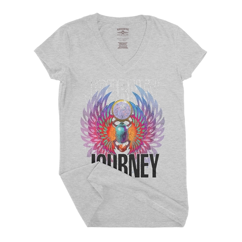 Journey Graphic V-Neck T Shirt - Women