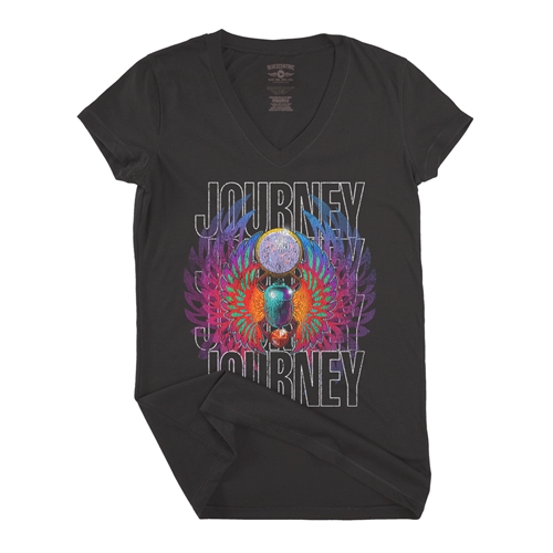 Journey Graphic V-Neck T Shirt - Women