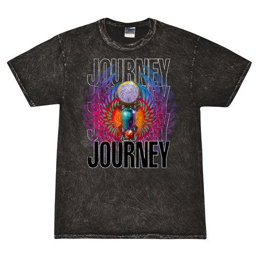 Journey Graphic T-Shirt - Black Mineral Wash