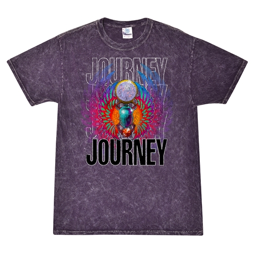 Journey Graphic T-Shirt - Purple Mineral Wash