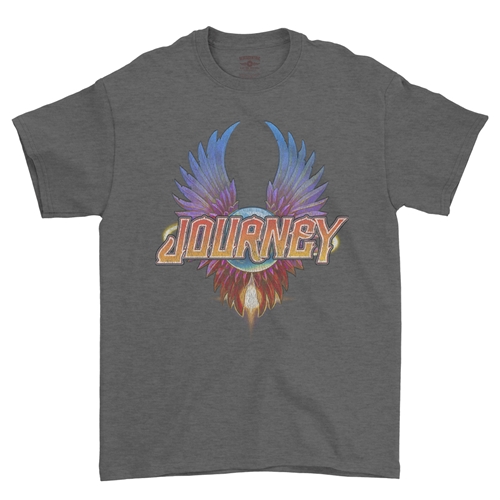 Colorful Journey Scarab Logo  T-Shirt - Classic Heavy Cotton - classicheathergrey
