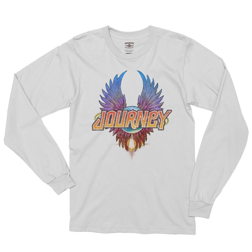 Colorful Journey Scarab Logo Long Sleeve T-Shirt - longsleevewhite