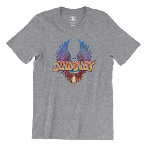 Colorful Journey Scarab Logo T-Shirt - Lightweight Vintage Style - vintageathleticheather
