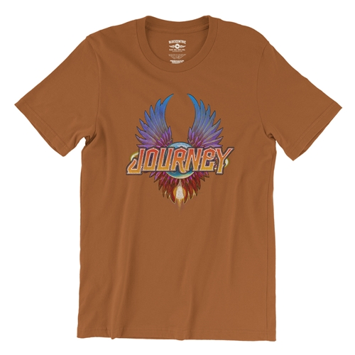 Colorful Journey Scarab Logo T-Shirt - Lightweight Vintage Style - vintageburntorange