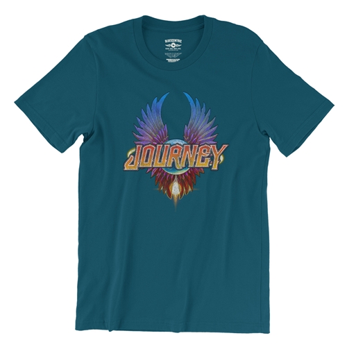 Colorful Journey Scarab Logo T-Shirt - Lightweight Vintage Style - vintagedeepteal
