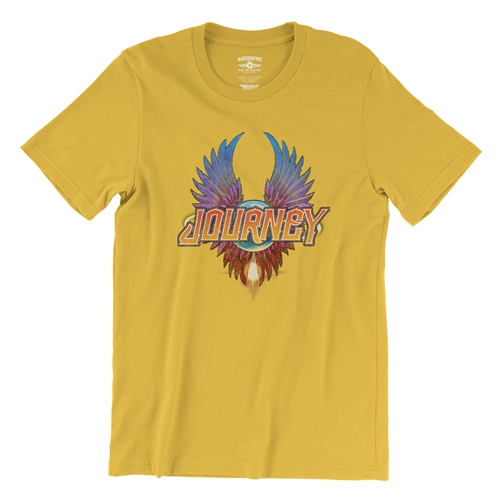 Colorful Journey Scarab Logo T-Shirt - Lightweight Vintage Style - vintagemaizeyellow