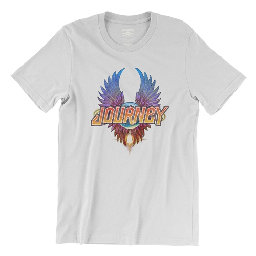 Colorful Journey Scarab Logo T-Shirt - Lightweight Vintage Style - vintagewhite