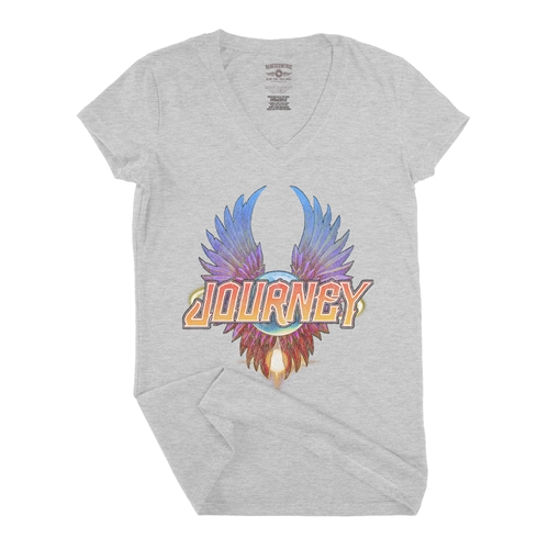 Colorful Journey Scarab Logo V-Neck T Shirt - Women