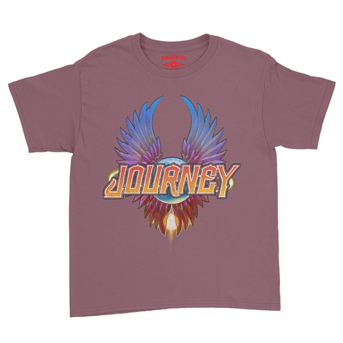 Colorful Journey Scarab Logo Youth T-Shirt - Lightweight Vintage Children & Toddlers - youthheathermaroon
