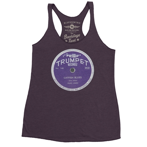 Trumpet Records Catfish Blues Racerback Tank - Women