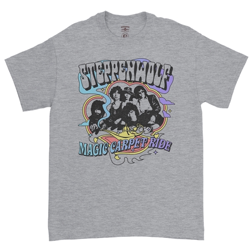 Steppenwolf Magic Carpet Ride T-Shirt - Classic Heavy Cotton - classicathleticheather