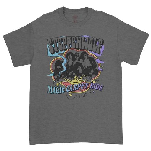 Steppenwolf Magic Carpet Ride T-Shirt - Classic Heavy Cotton - classicheathergrey