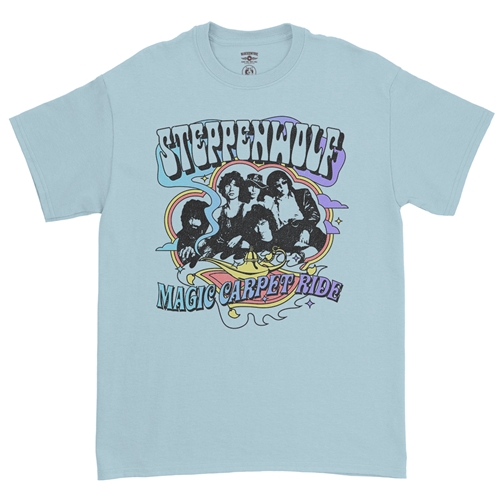 Steppenwolf Magic Carpet Ride T-Shirt - Classic Heavy Cotton - classiclightblue