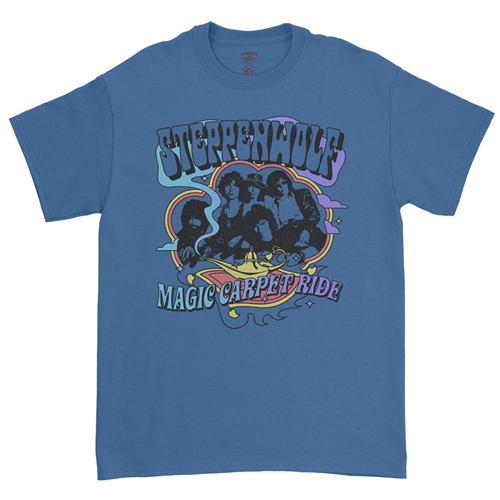 Steppenwolf Magic Carpet Ride T-Shirt - Classic Heavy Cotton - classicroyalblue