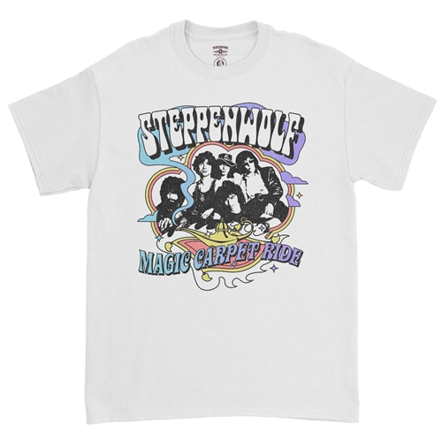 Steppenwolf Magic Carpet Ride T-Shirt - Classic Heavy Cotton - classicwhite