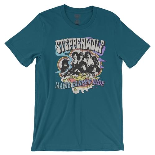Steppenwolf Magic Carpet Ride T-Shirt - Lightweight Vintage Style - vintagedeepteal