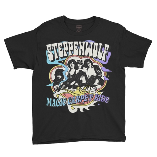 Steppenwolf Magic Carpet Ride Youth T-Shirt - Lightweight Vintage Children & Toddlers - youthblack