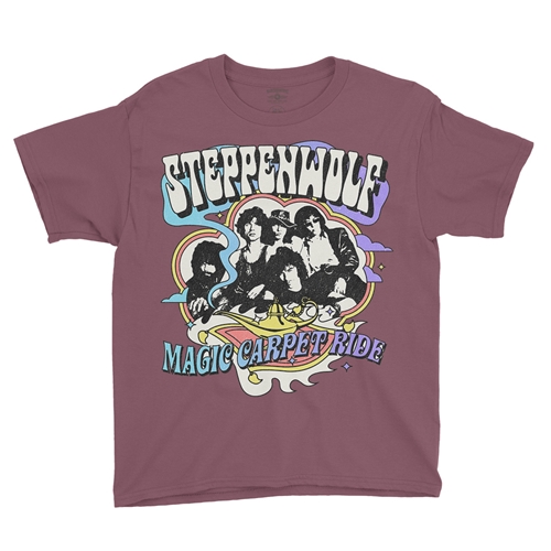 Steppenwolf Magic Carpet Ride Youth T-Shirt - Lightweight Vintage Children & Toddlers - youthheathermaroon