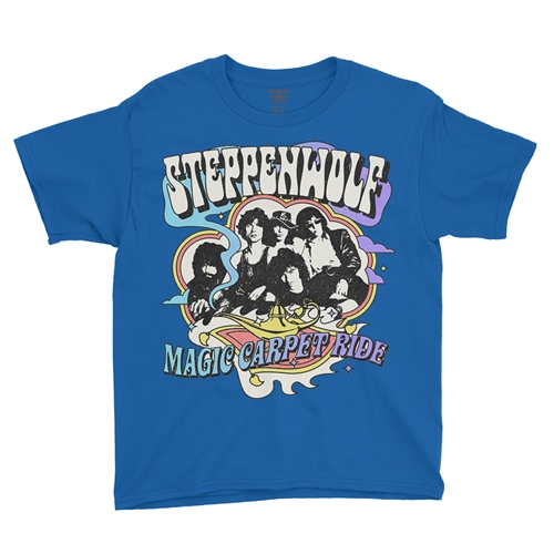 Steppenwolf Magic Carpet Ride Youth T-Shirt - Lightweight Vintage Children & Toddlers - youthroyalblue