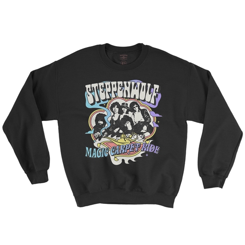 Steppenwolf Magic Carpet Ride Crewneck Sweatshirt - crewneckblack