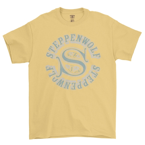Steppenwolf Round Logo T-Shirt - Classic Heavy Cotton - classicyellow