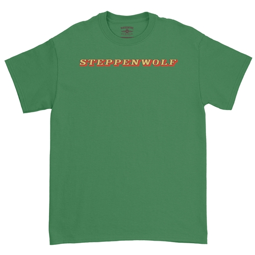 Steppenwolf Logo T-Shirt - Classic Heavy Cotton - classickellygreen