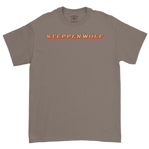 Steppenwolf Logo T-Shirt - Classic Heavy Cotton - classictaupe