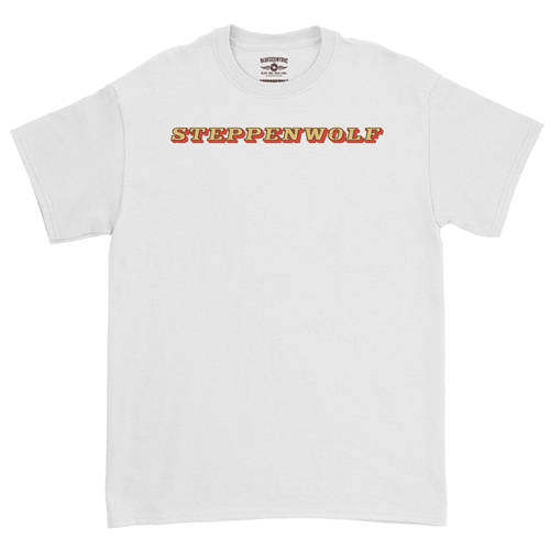 Steppenwolf Logo T-Shirt - Classic Heavy Cotton - classicwhite