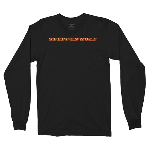 Steppenwolf Logo Long Sleeve T-Shirt - longsleeveblack