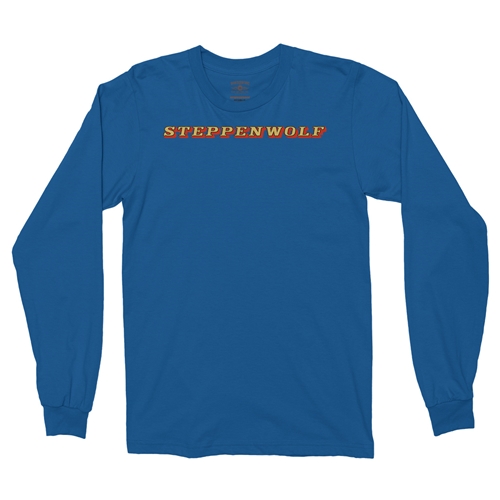 Steppenwolf Logo Long Sleeve T-Shirt - longsleeveblue