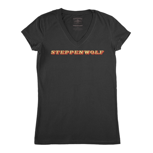 Steppenwolf Logo V-Neck T Shirt - Women