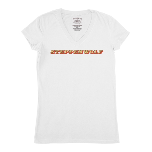 Steppenwolf Logo V-Neck T Shirt - Women